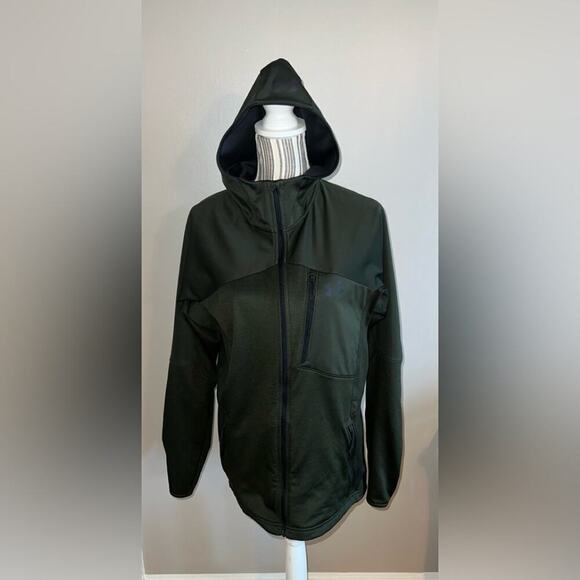 Under Armour Jackets & Blazers - UNDER ARMOUR WOMENS “FITTED” FULL ZIP “HOODIE” SIZE M WORN ONCE!